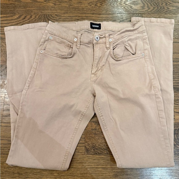 Hudson Slim Fit Jeans Light Brown Size 29 - Picture 3 of 7